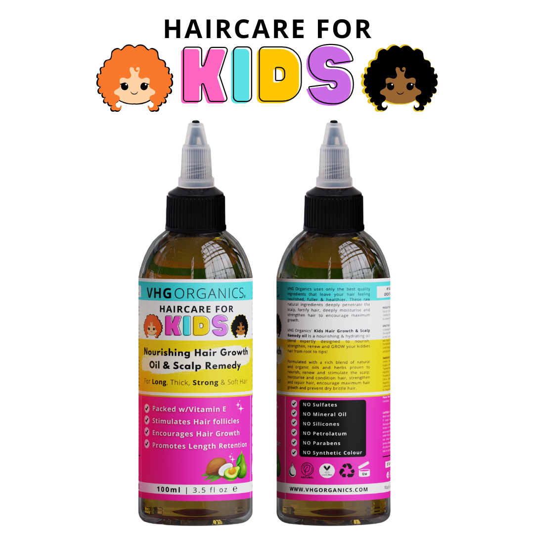 HAIR GROWTH OIL & SCALP REMEDY FOR KIDS – VHG Organics